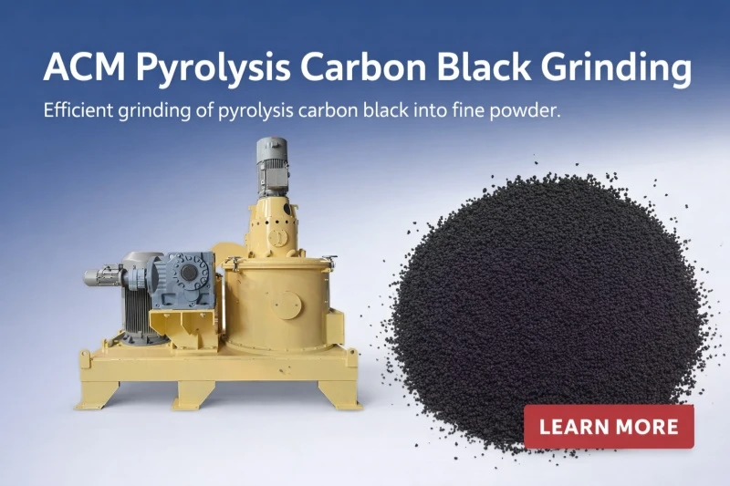 ACM for Pyrolysis Carbon Black Grinding